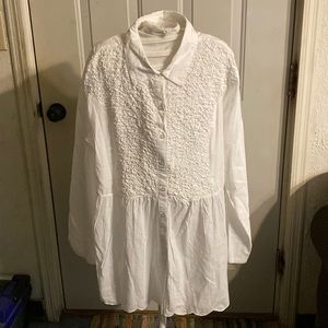 NWOT White XX Large Women’s Top